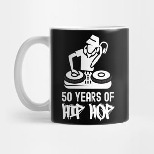 50 Years Hip Hop DJ Turntable 50th Anniversary Mug